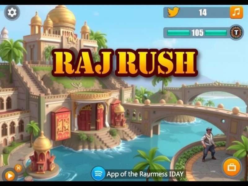 Intense racing action in Raj Rush Ace Raj Rush Ace Gameplay